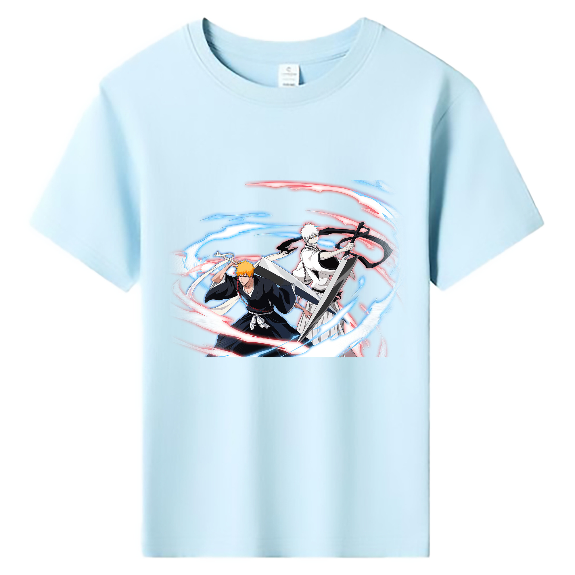 （画像用） ブリーチ 黒崎一護（くろさき いちご）BLEACH Kurosaki Ichigo 綿100％キッズTシャツ（フロントプリント）